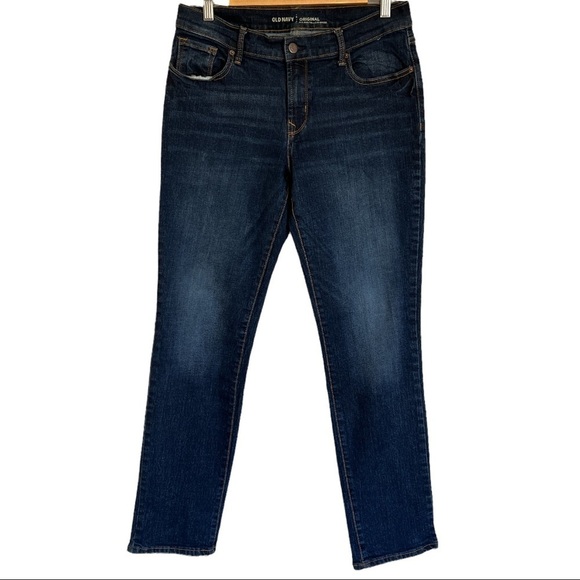 Old Navy Original‎ Mid Rise Stretch Women’s Blue Denim Jeans - Picture 1 of 13